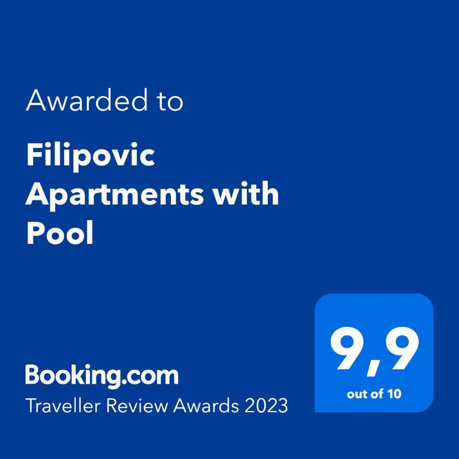 Filipovic Apartments With Pool Biograd Na Moru Eksteriør bilde